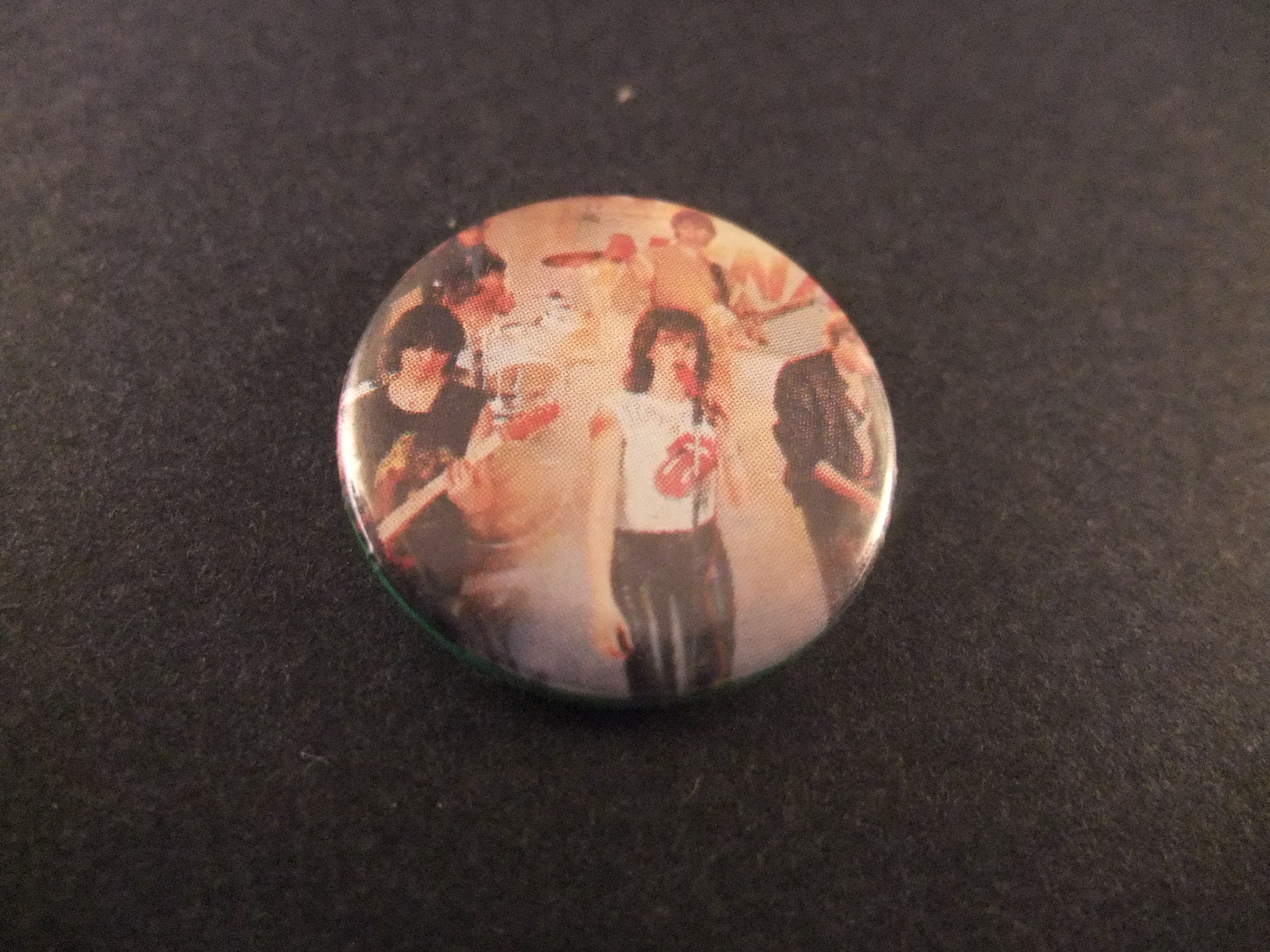 The Rolling Stones met Mick Jagger en logo op T shirt